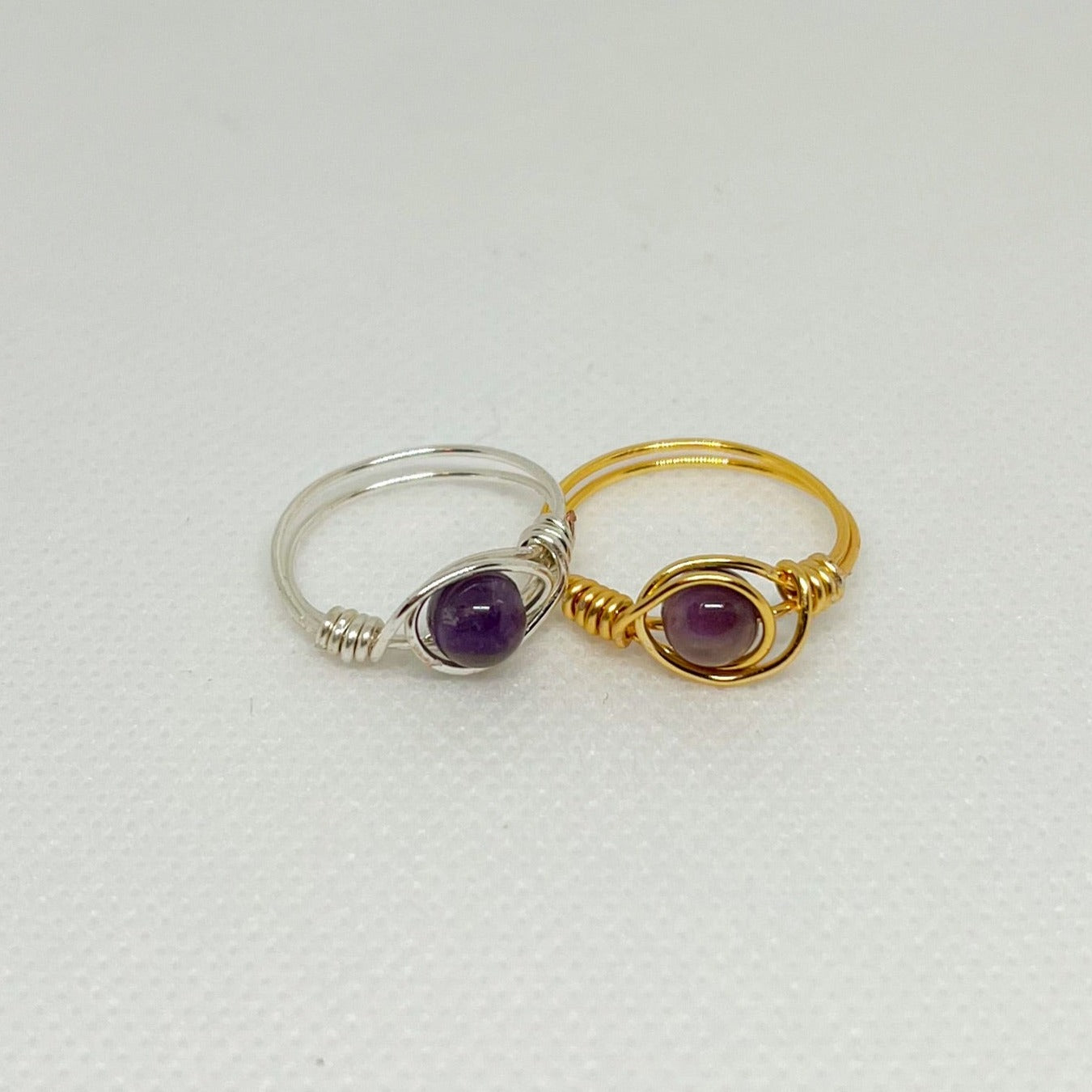 Amethyst Crystal Ring